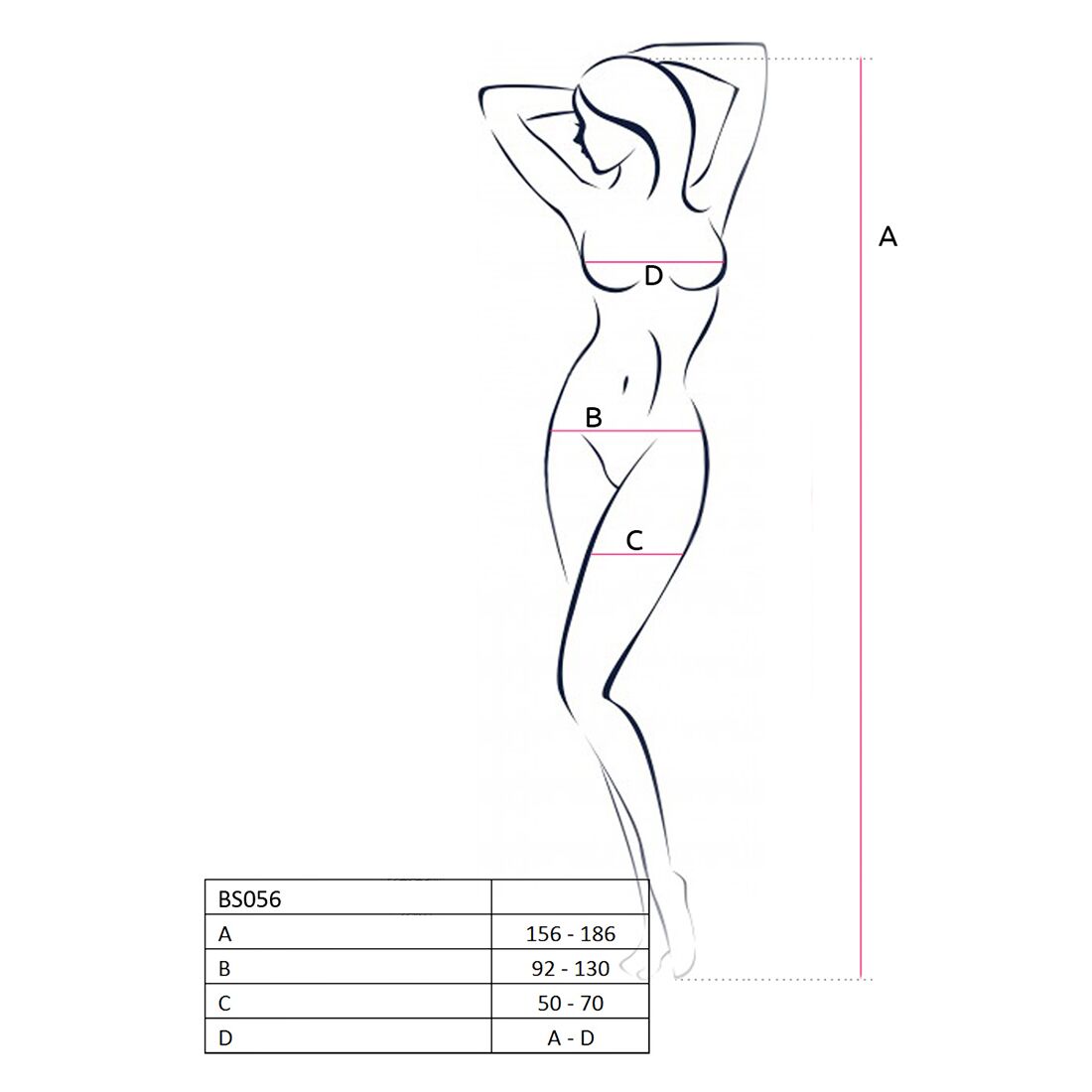 Бодістокінг Passion BS056 white, комбінезон, імітація панчох - Зображення 4
