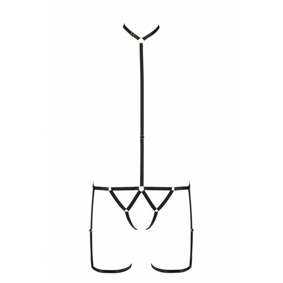 Портупея-стрепи на все тіло Passion Exclusive BRENDA XXL/XXXL, black - Зображення 5