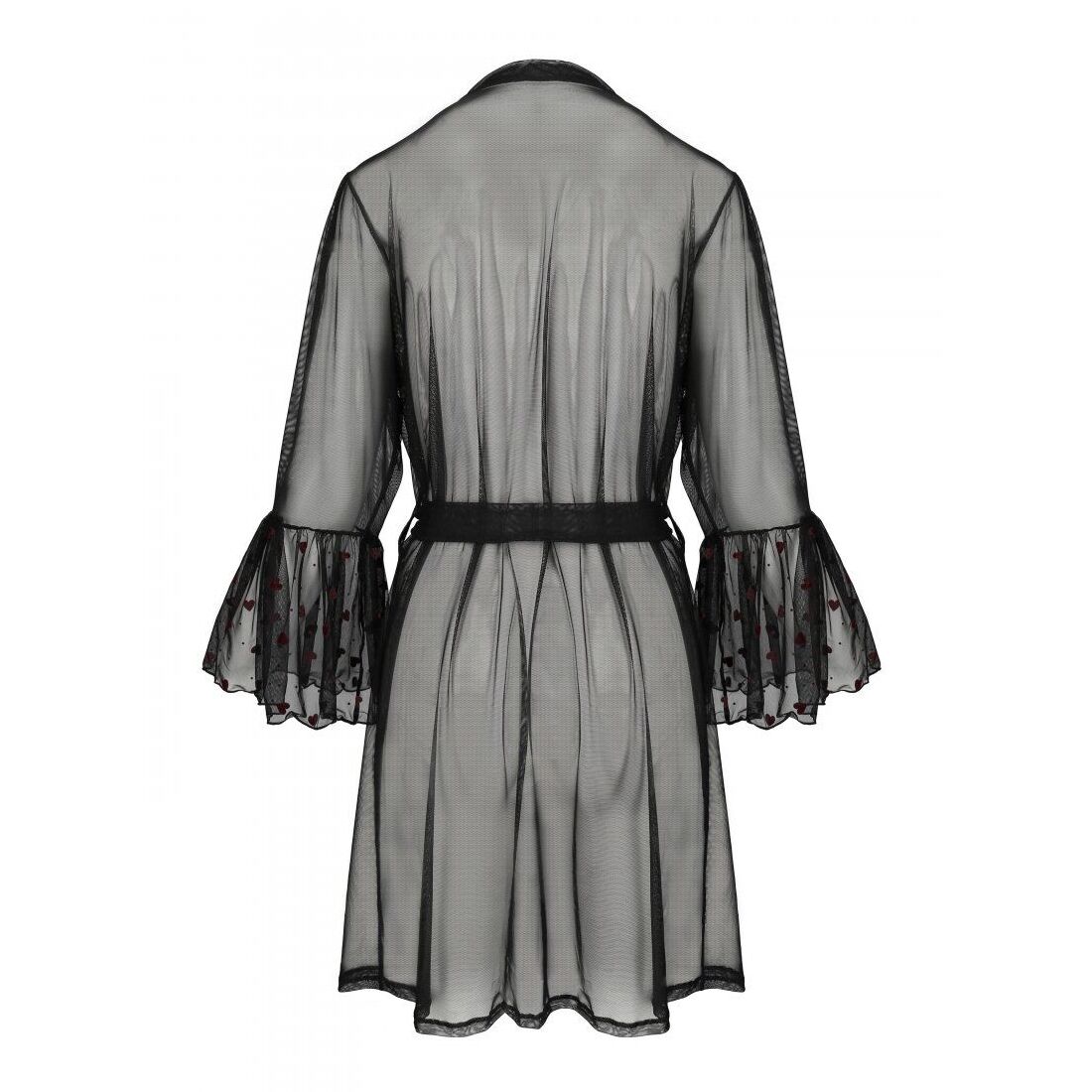 Повітряний пеньюар Passion LOVELIA PEIGNOIR XXL/XXXL, black - Зображення 6