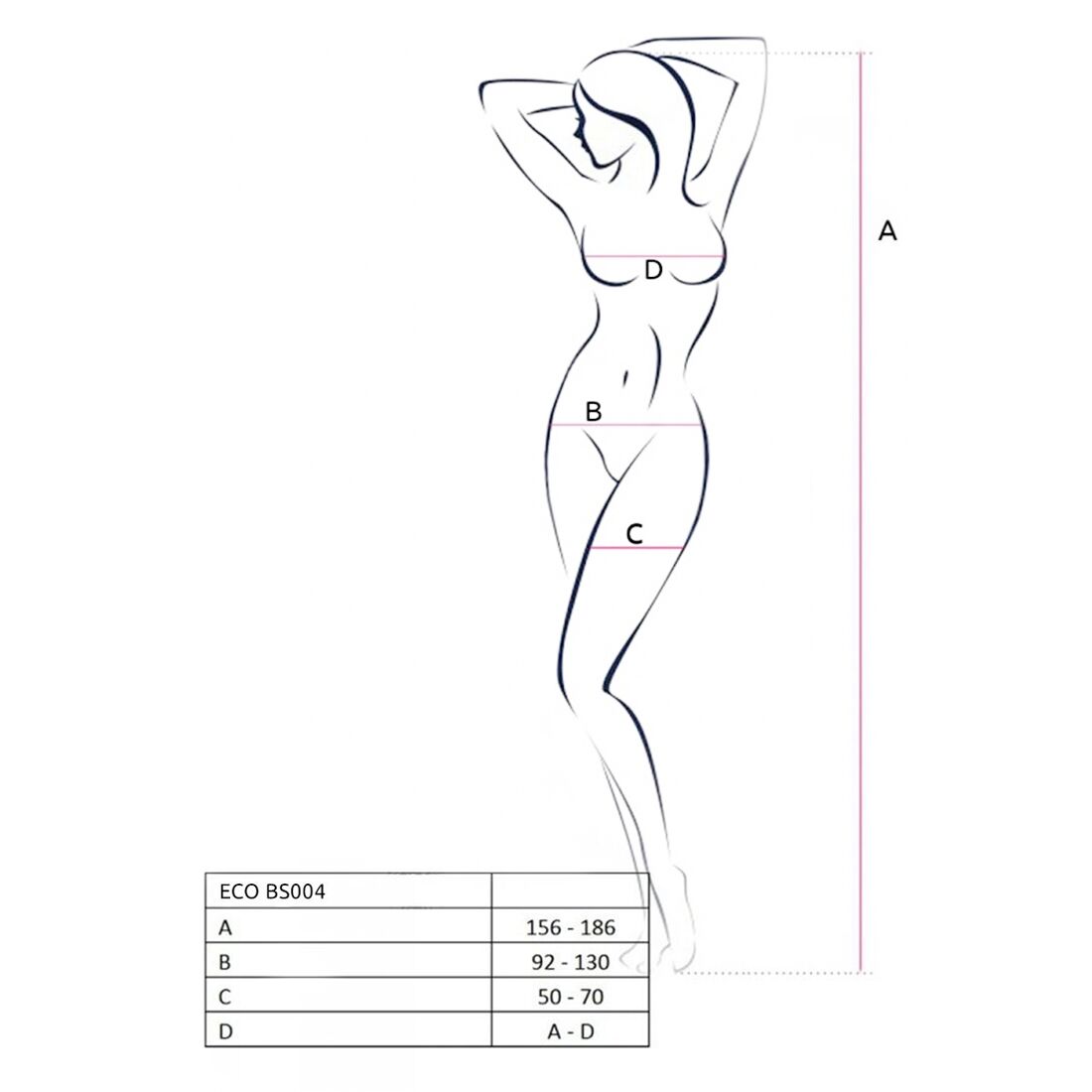 Бодістокінг Passion ECO BS004 black, відкритий доступ, імітація підв’язок, квітковий декор - Зображення 5