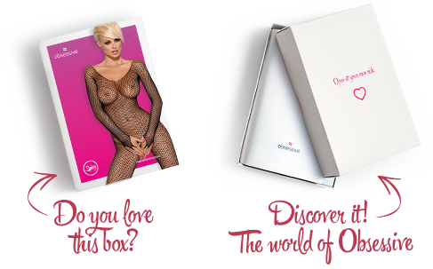 Сітчастий бодістокінг із довгим рукавом Obsessive Bodystocking N109 black S/M/L, чорний, комбінезон - Зображення 5