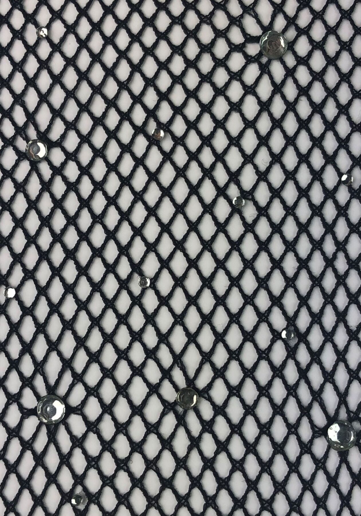 Колготки Leg Avenue Rhinestone micro net tights One size Black, дрібна сітка, стрази - Зображення 2