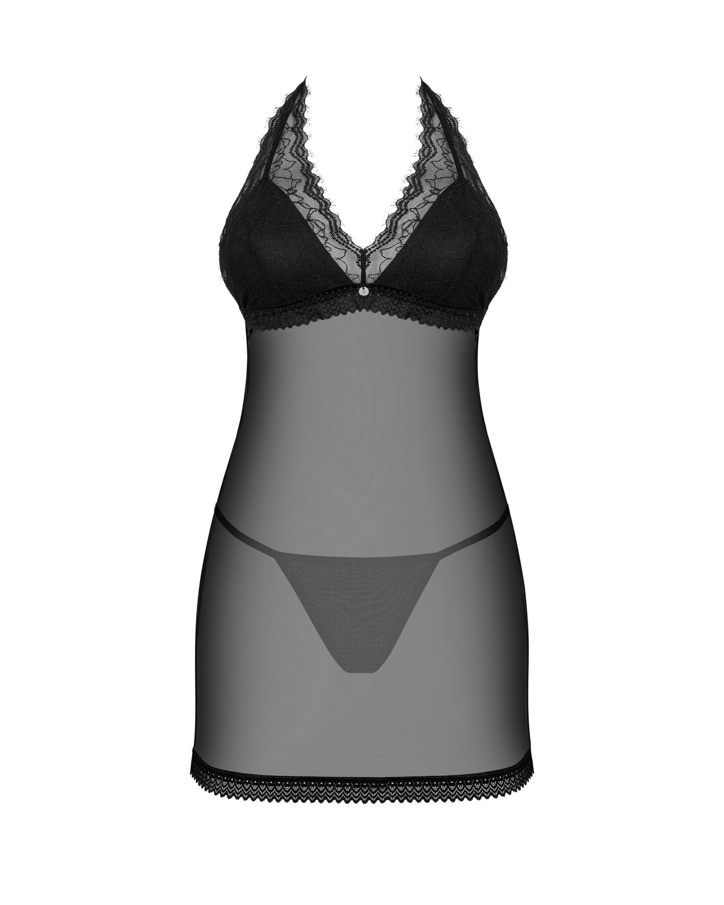 Пеньюар Obsessive Medilla chemise & thong XL/2XL - Зображення 3
