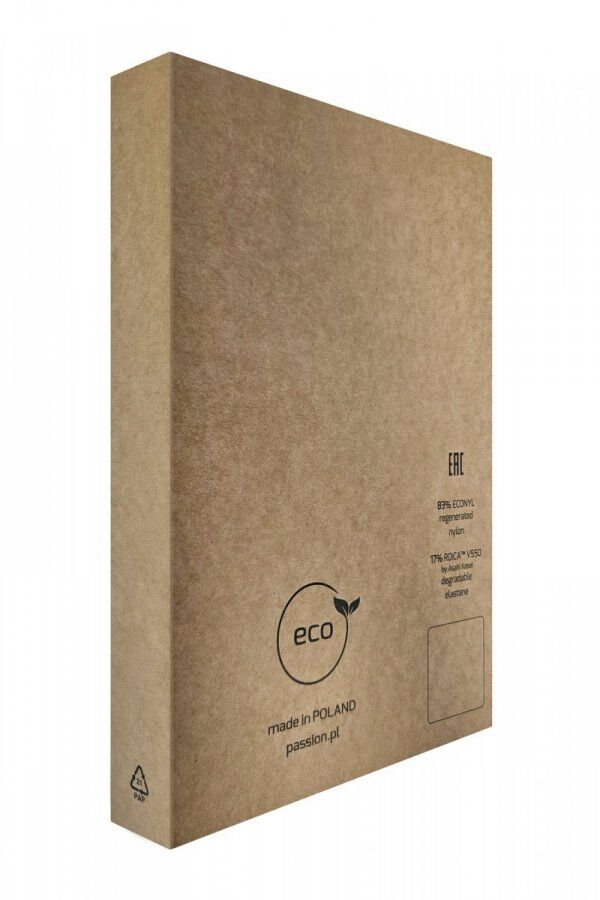 Еротичні колготки-бодістокінг Passion ECO S006 white - Зображення 7