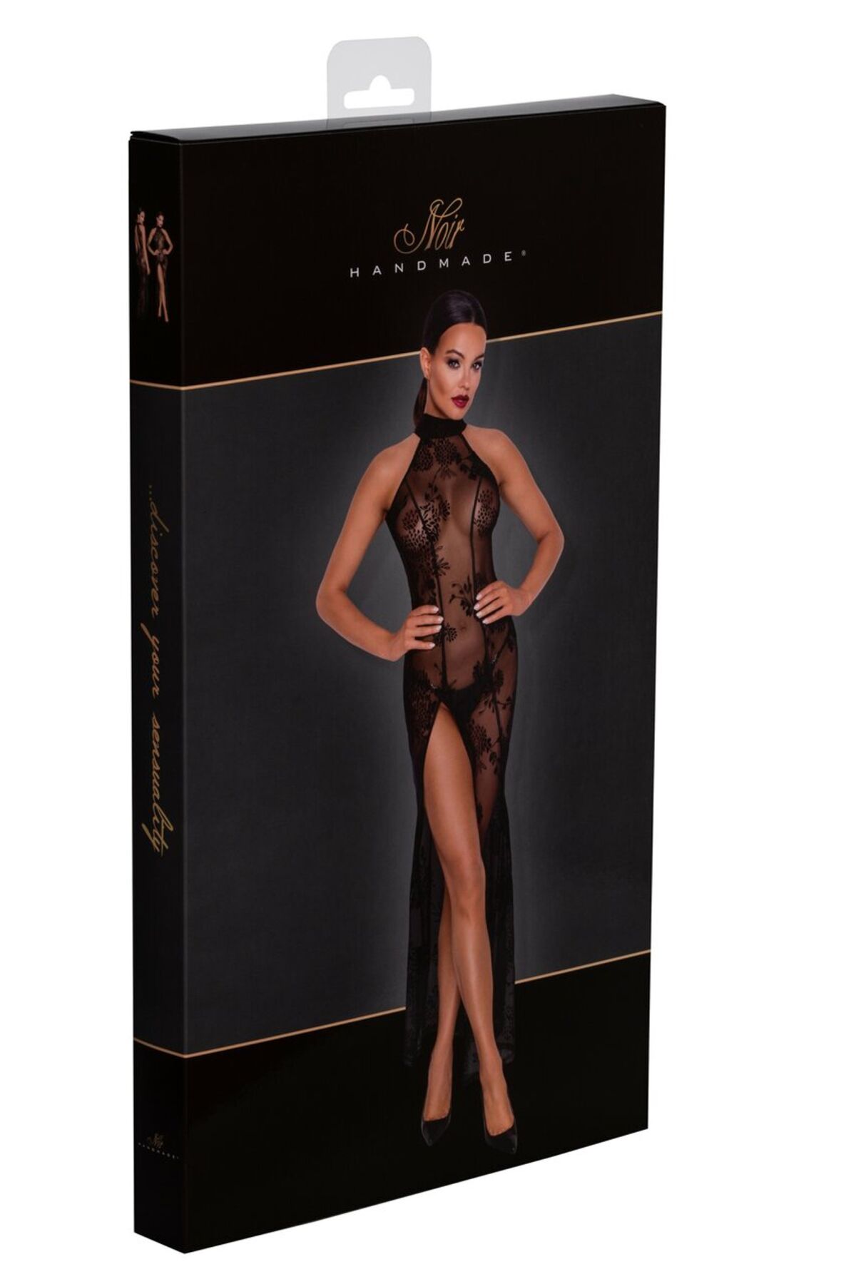 Довга сітчаста сукня Noir Handmade F239 Long tulle dress, XL - Зображення 6