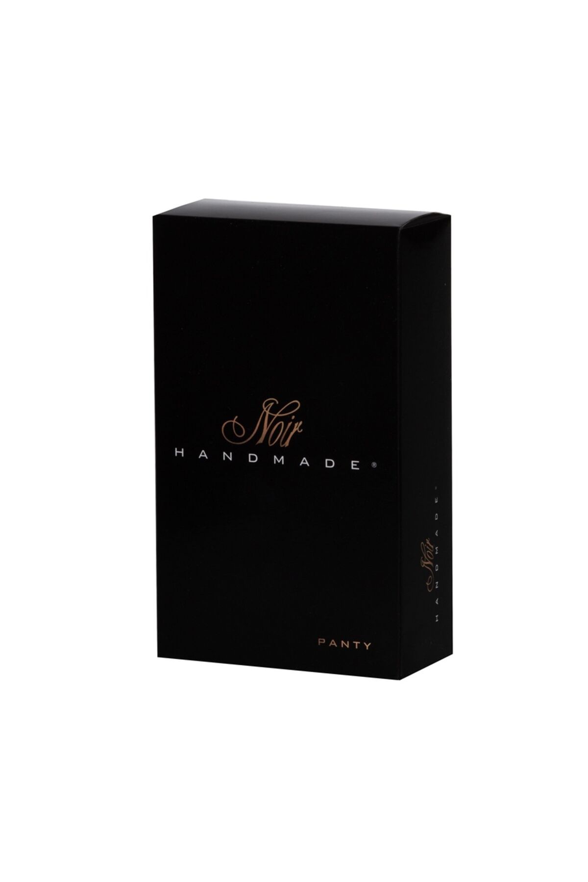 Трусики з мокрим ефектом Noir Handmade P008 Powerwetlook panty with gold clasp, XL, на застібках - Зображення 6