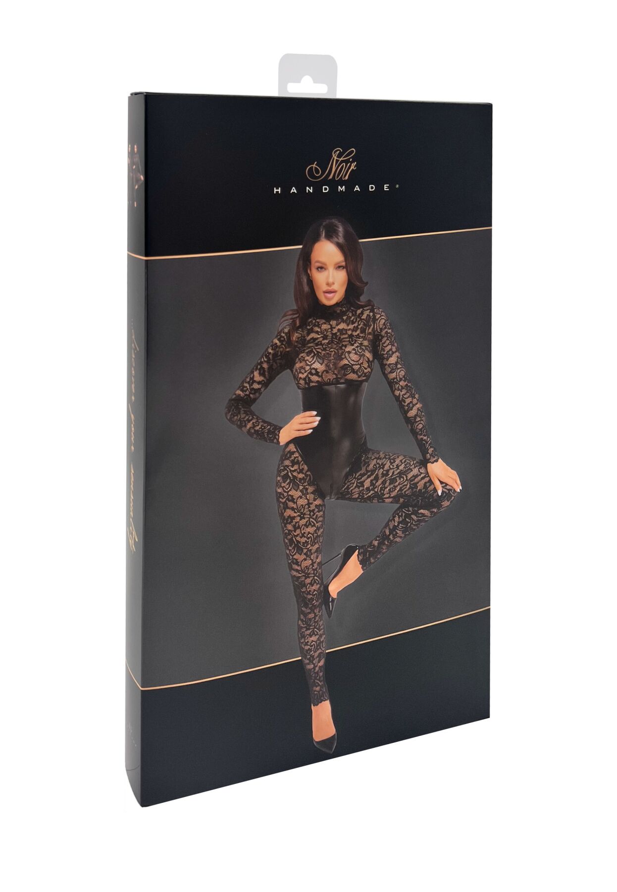 Комбінезон Noir Handmade F299 Enigma, XL, мереживо, довгий рукав, імітація корсета, доступ - Зображення 7