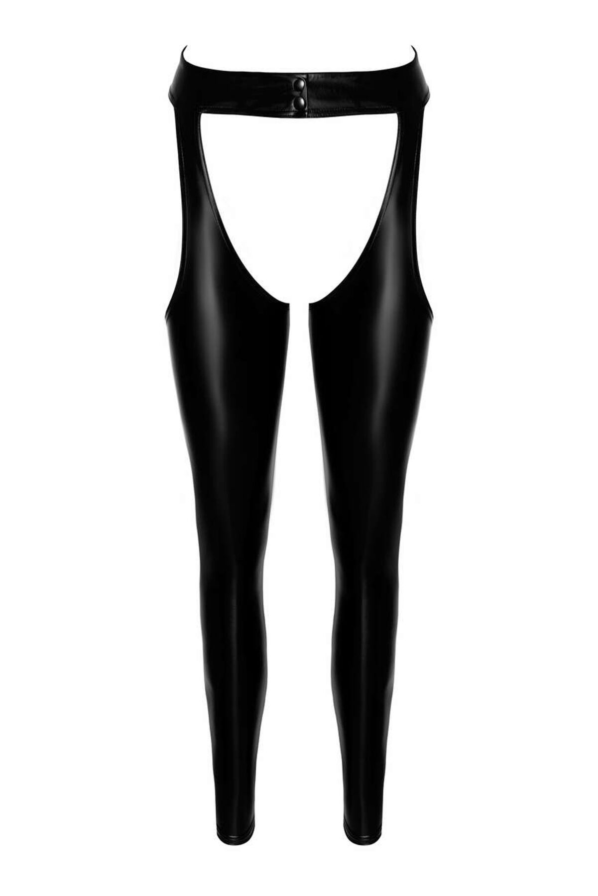 Легінси Noir Handmade F323 Rebel, M, black, під латекс, з відкритими стегнами та сідницями - Зображення 7