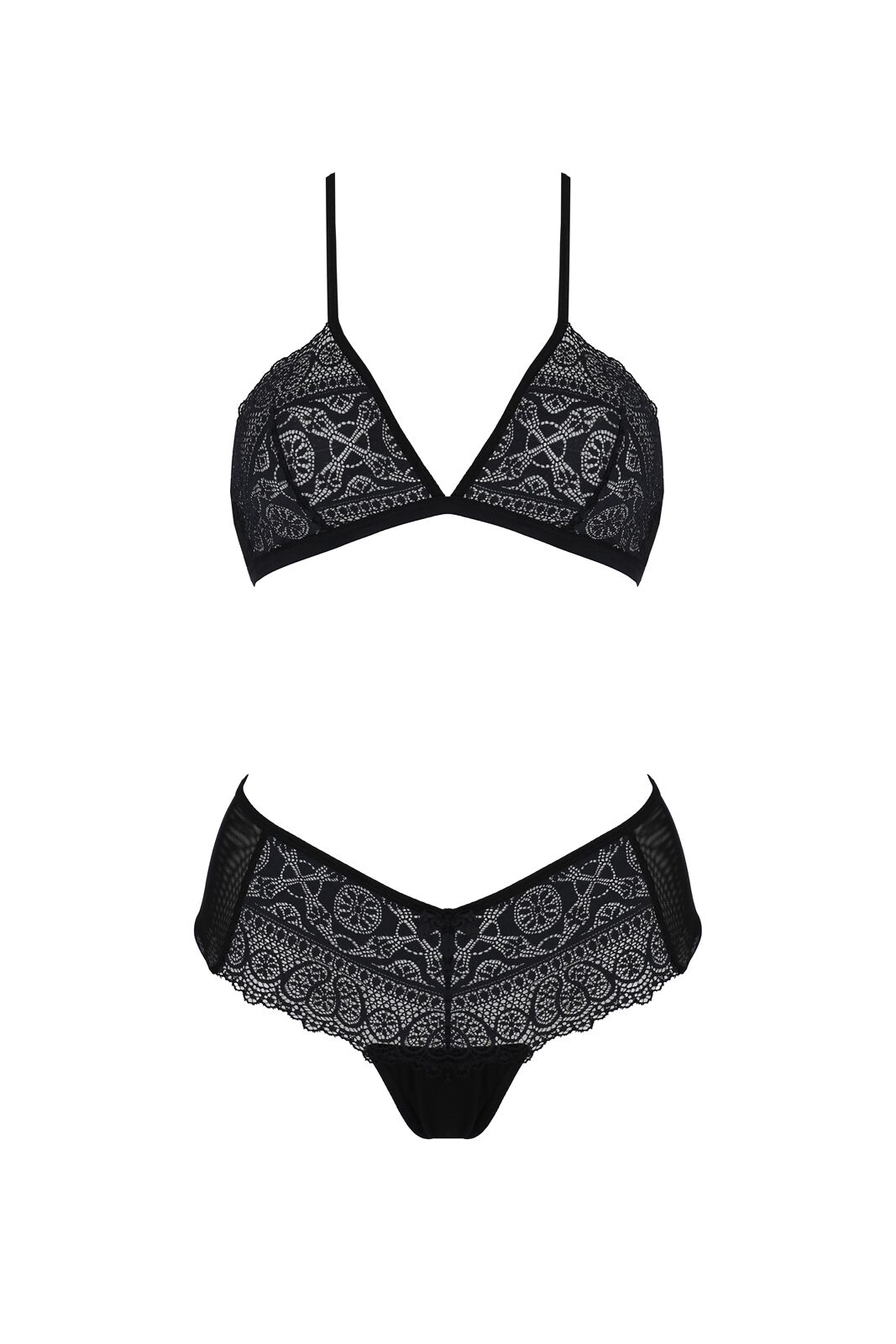 Комплект Passion KERRIA BIKINI black, XXL/XXXL, бралет і трусики-бікіні - Зображення 3