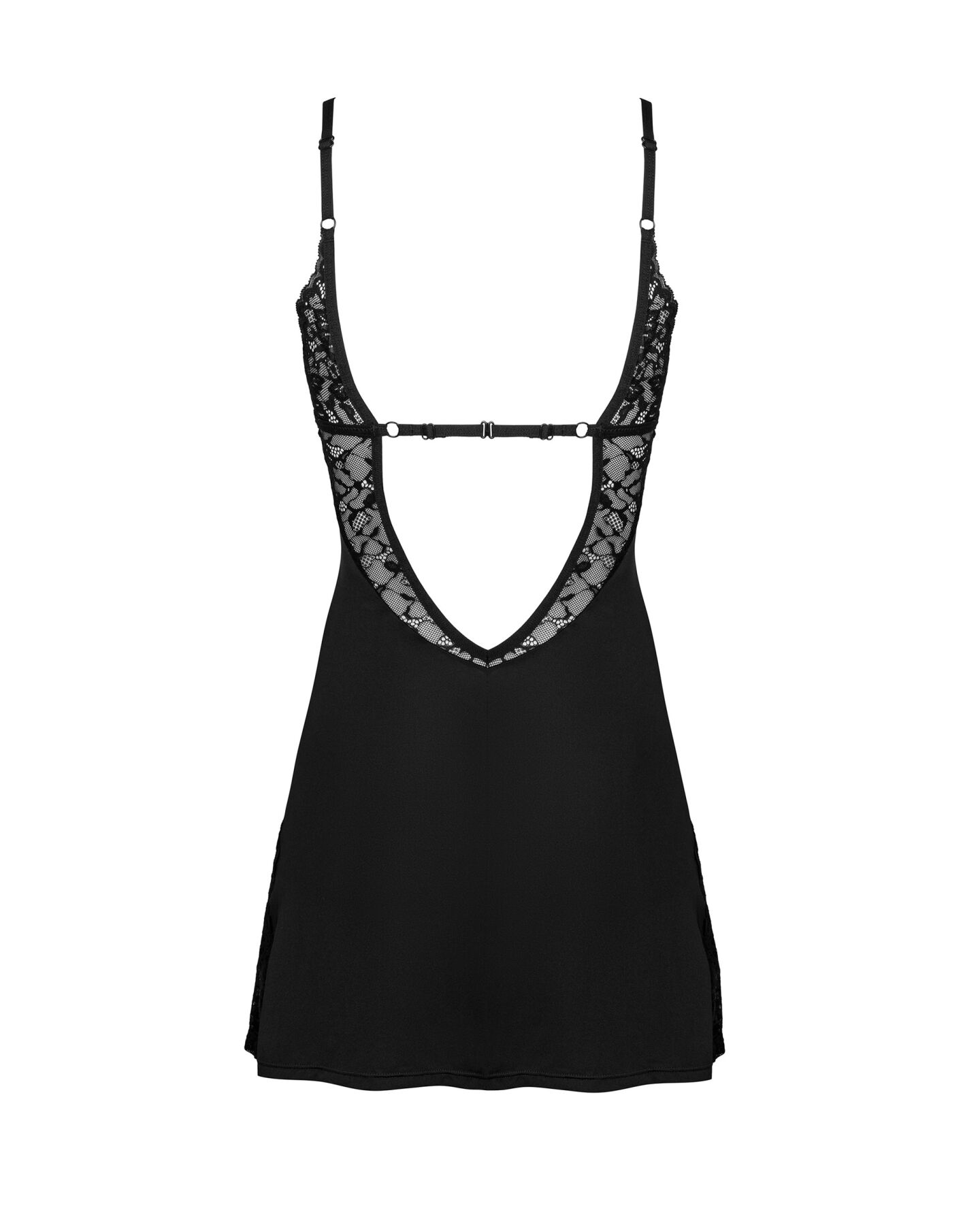 Сорочка Obsessive Bellastia chemise & thong XL/2XL - Зображення 4