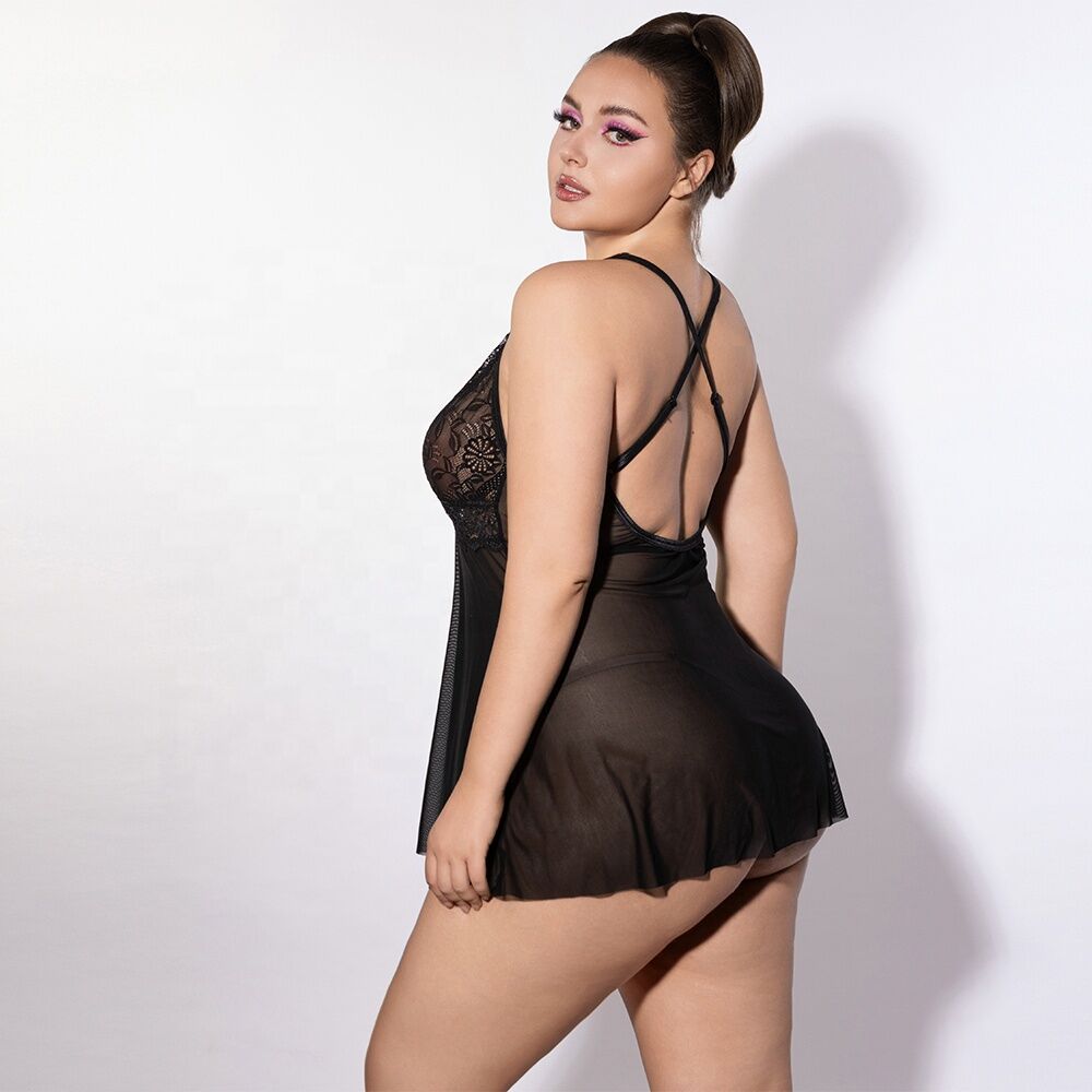Сукня JSY P61151 Black Plus Size - Зображення 3