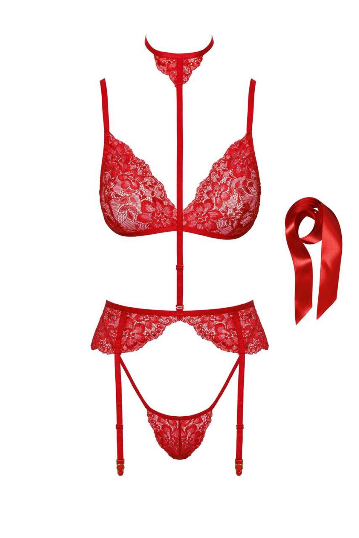 Комплект Kissable Bondage Kiss Set Red S/M - Зображення 8