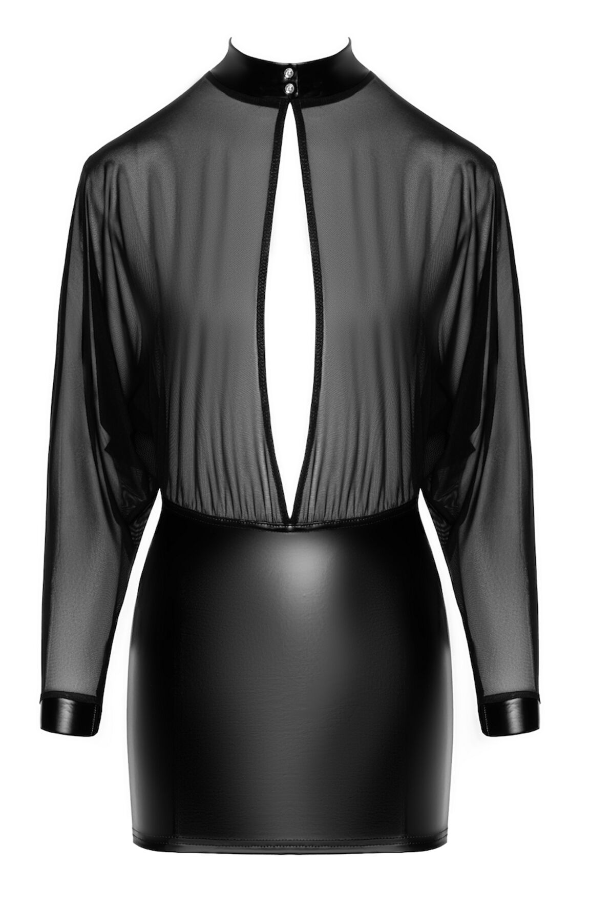 Сукня Noir Handmade F348 Powerwetlook and tulle dress - L - Зображення 5