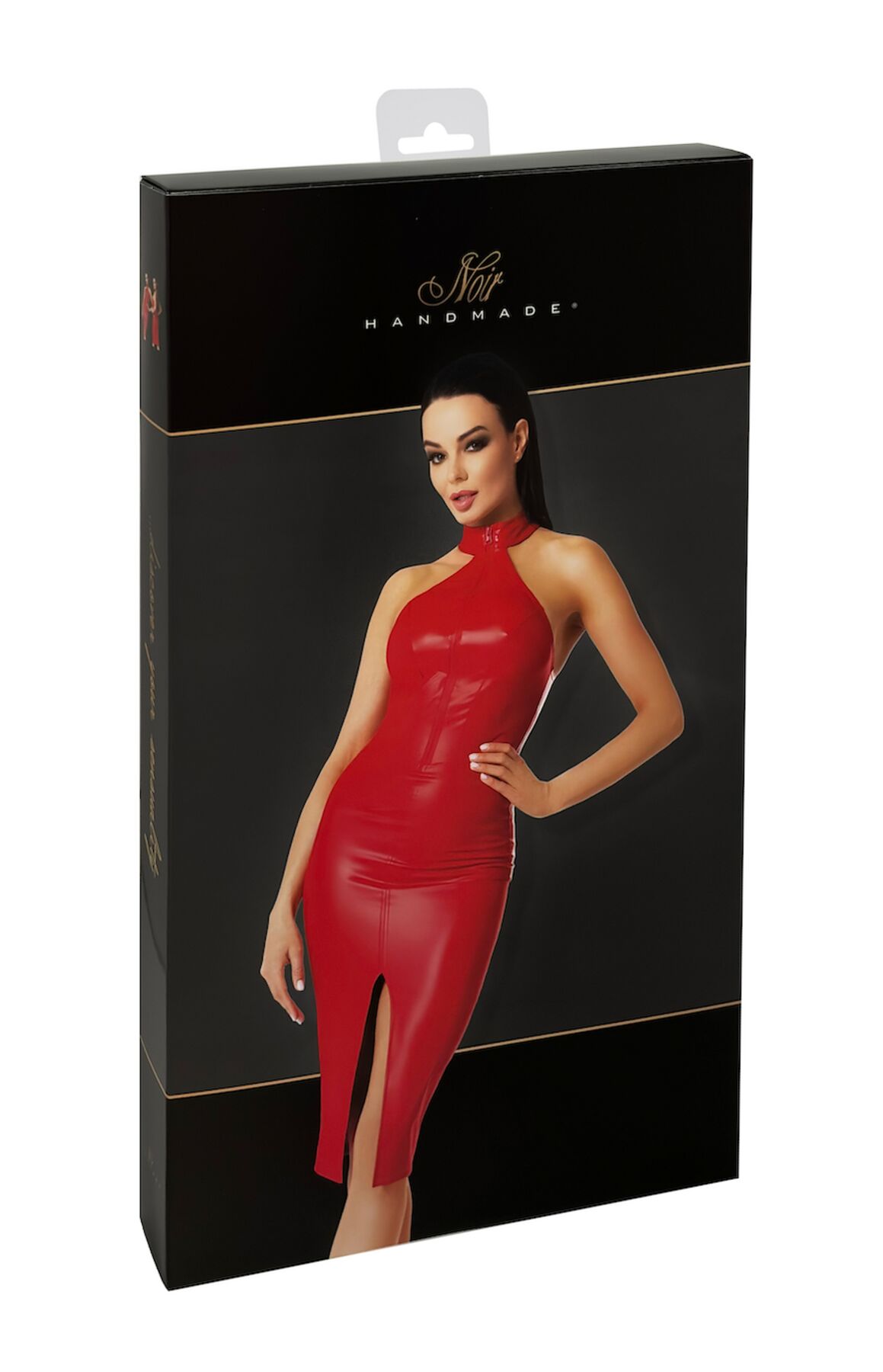 Сукня Noir Handmade F354 Red powerwetlook dress - S - Зображення 8
