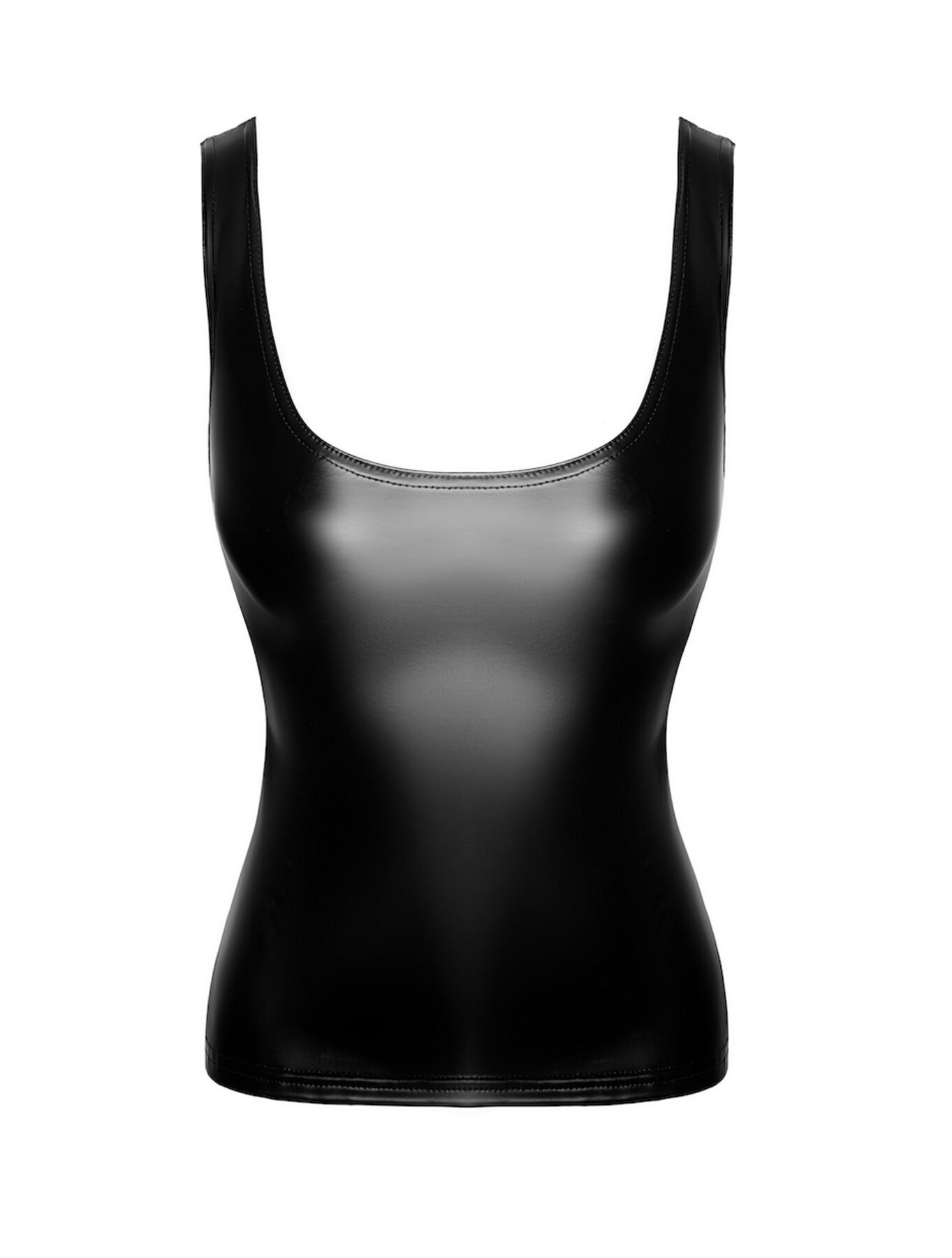 Топ Noir Handmade F346 Powerwetlook top - 3XL - Зображення 4